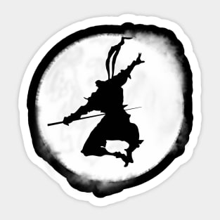 Ninja moon Sticker